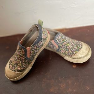 See Kai Run floral slip ons